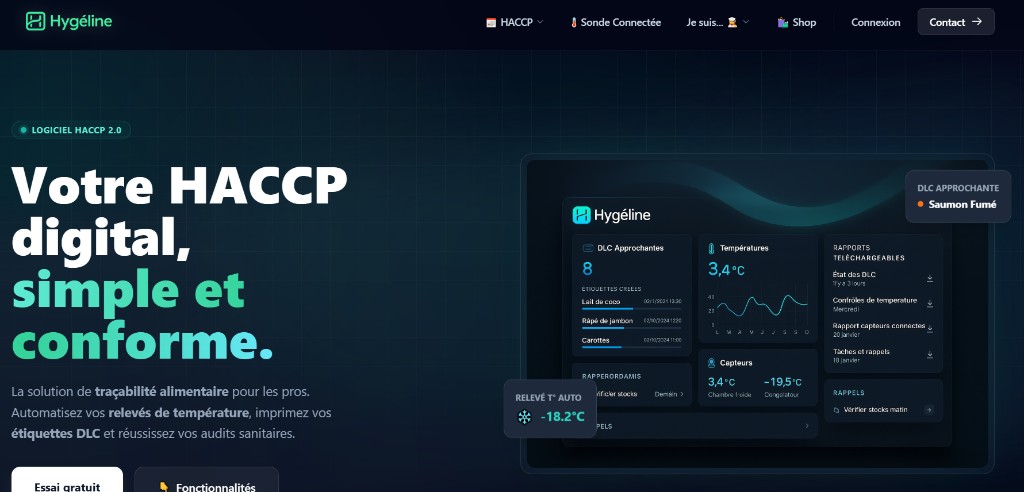 Hygéline — logiciel HACCP