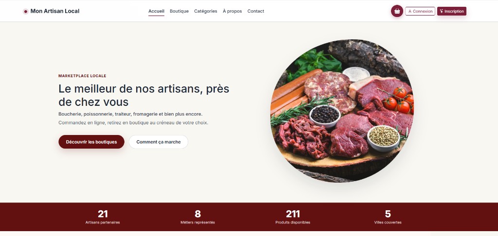 Mon Artisan Local — marketplace